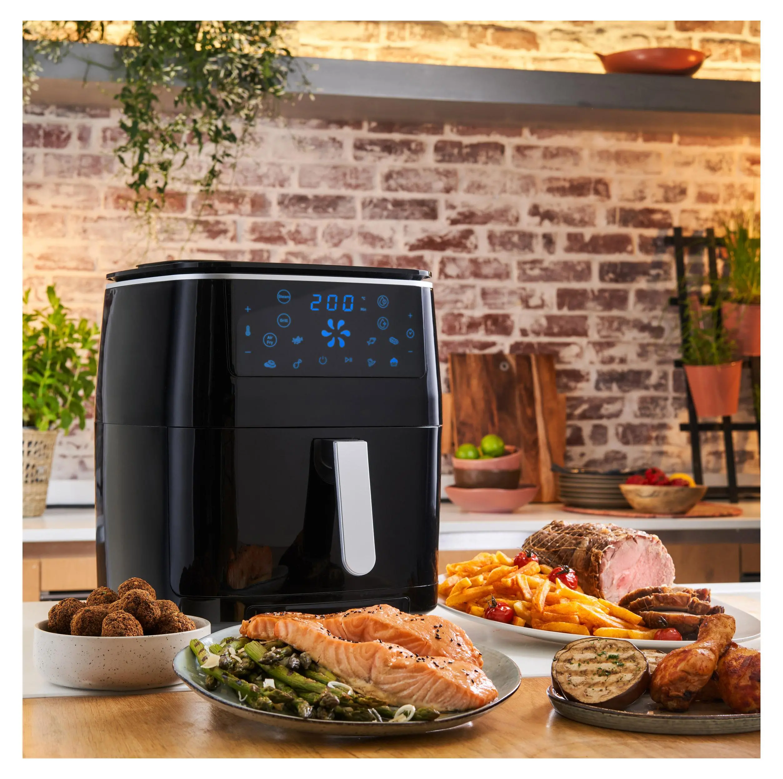 Air fryer Tefal Easy Fry Grill & Steam FW2018 1700W 6,5l Aplikacja mobilna