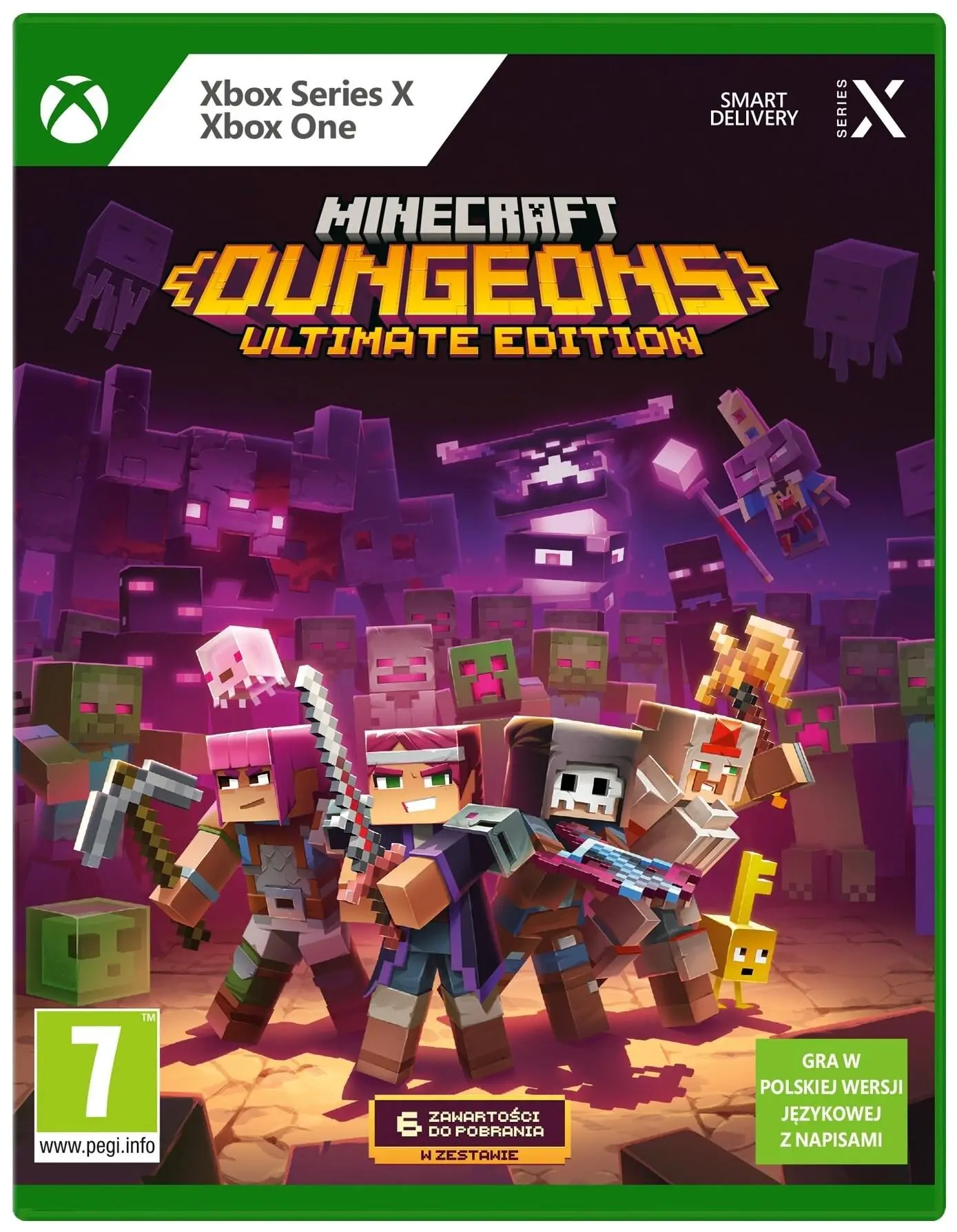 Minecraft Dungeons Edycja Ultimate Gra na Xbox One (Kompatybilna z Xbox Series X)