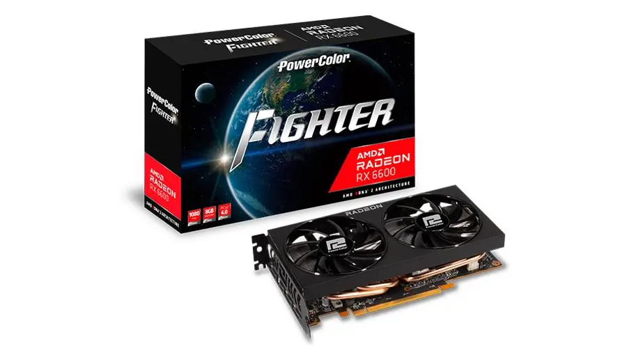 Karta graficzna PowerColor Radeon RX 6600 Fighter 8GB GDDR6 128bit