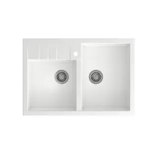 Quadron HCQB9062U1_BS Bill 120 Granitowy Biały/Stalowy - DRUGI -30%, ALBO 5-TY ZA 1ZŁ - Kup na Raty - RRSO 0%