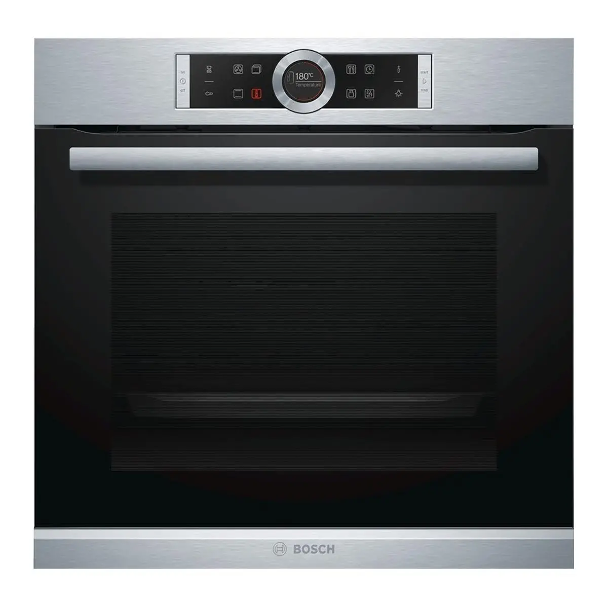 Piekarnik elektryczny Bosch Serie 8 HBG635BS1 Termoobieg Srebrno-czarny