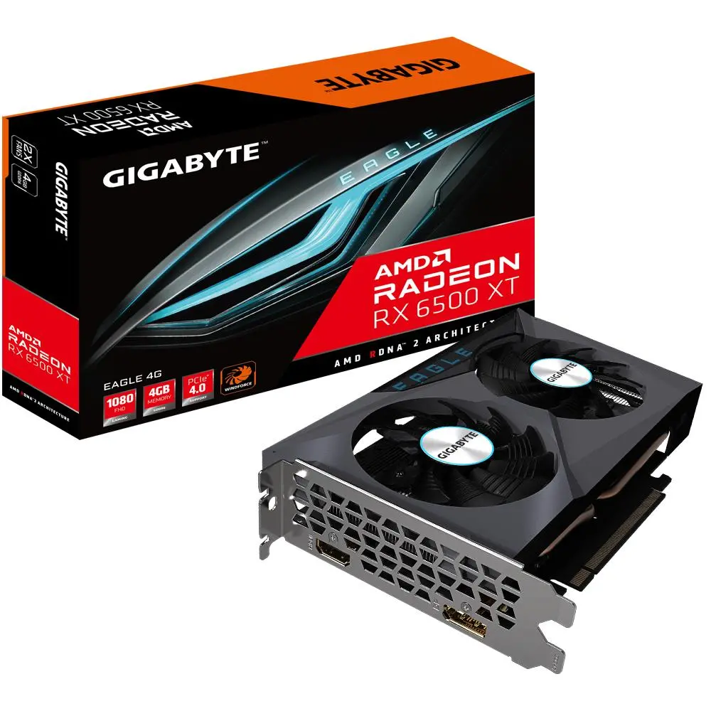Karta graficzna Gigabyte Radeon RX 6500 XT EAGLE 4GB GDDR6 64bit