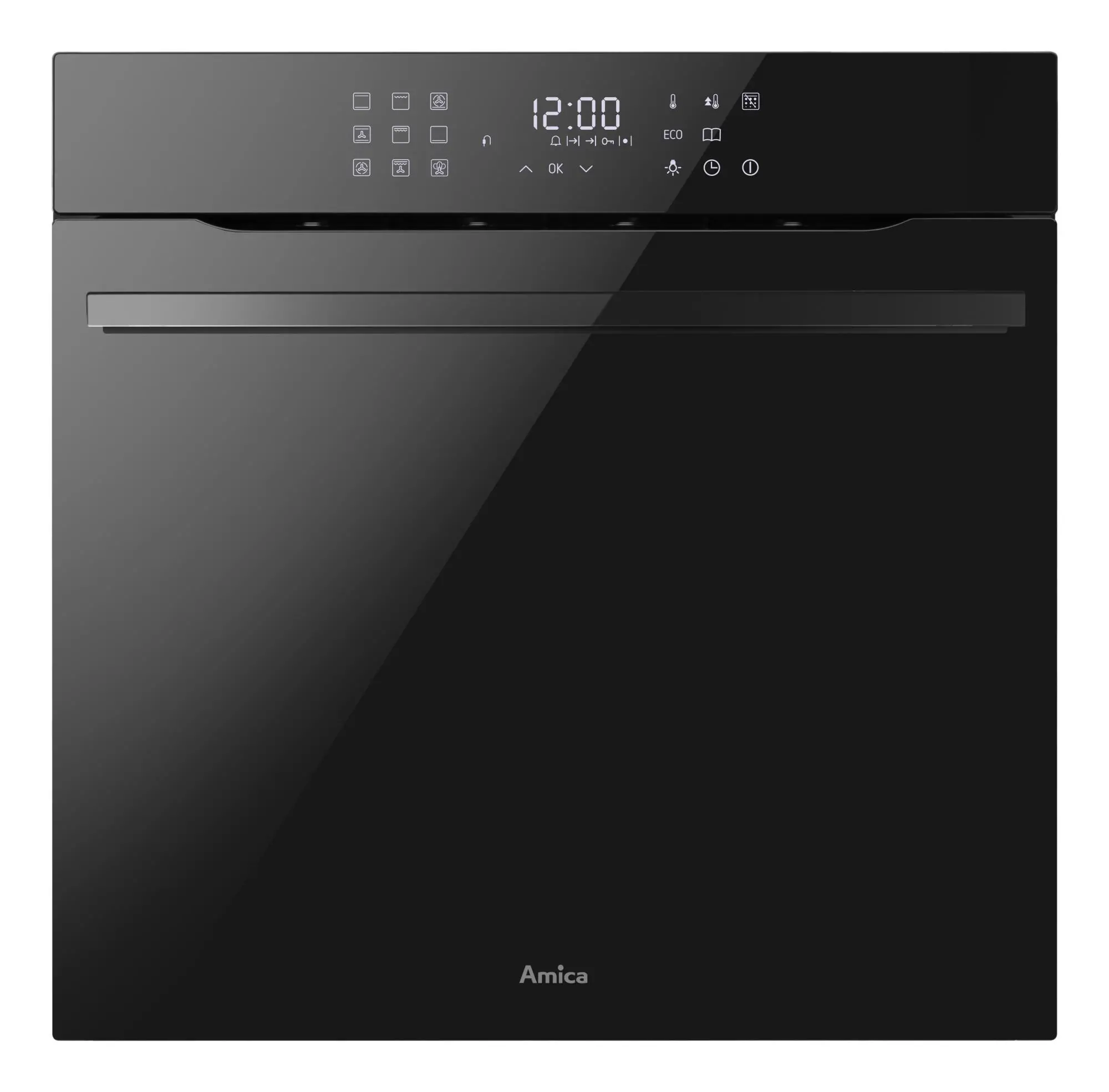 Piekarnik elektryczny parowy Amica ED975398BA+ X-Type Steam P Termoobieg Termosonda Czarny