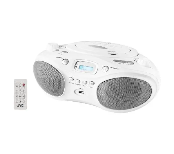 JVC RD-E661W-DAB Bluetooth Biały
