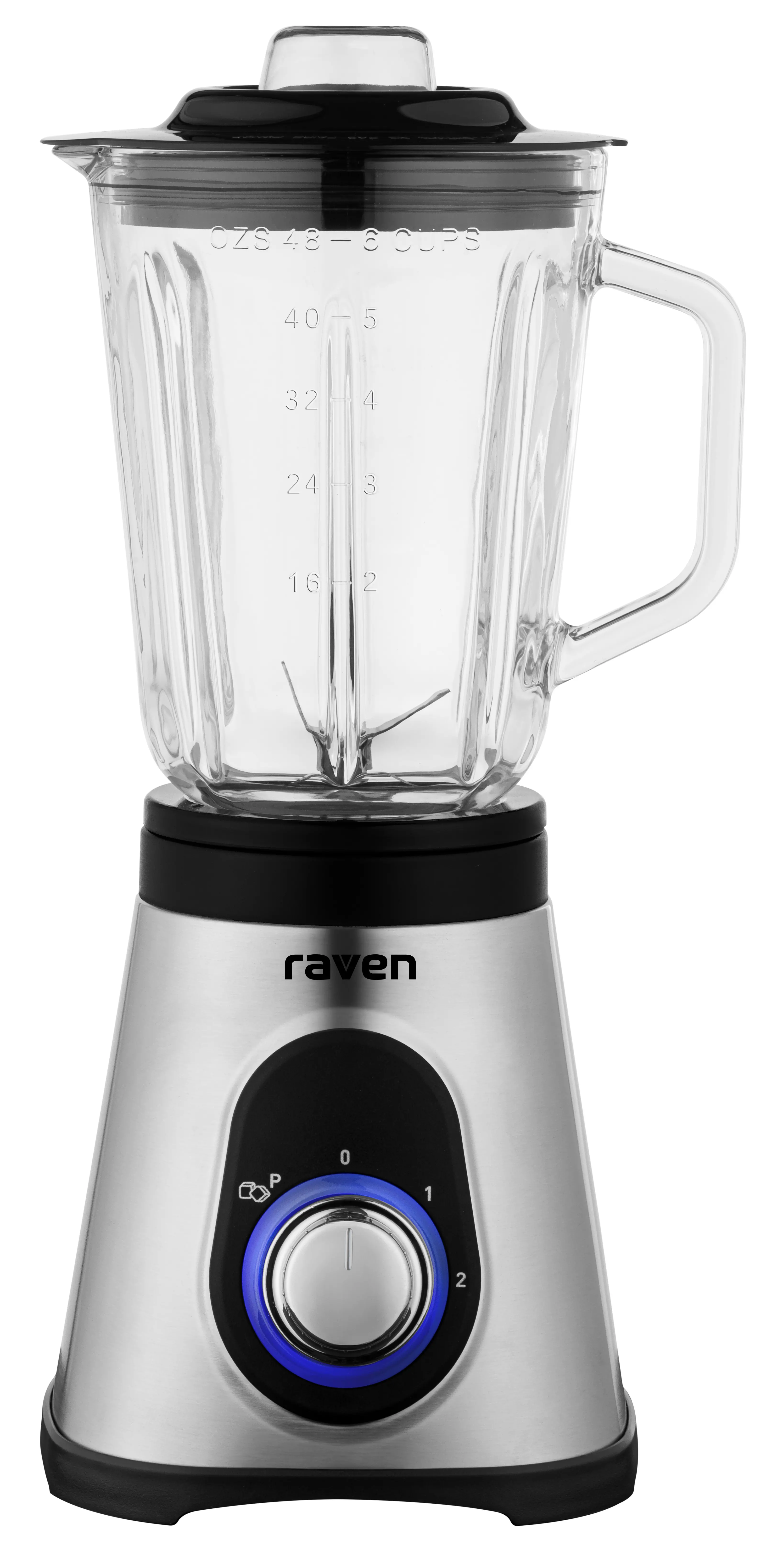 Blender kielichowy Raven EBK003X 1,5l Szklany Kruszenie lodu 700W