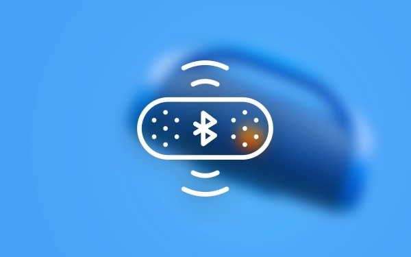 Значок портативного Bluetooth-колонки, що показує бездротову портативну колонку для використання в дорозі.