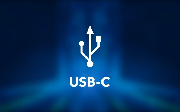 Піктограма роз'єму USB Type-C (універсальна послідовна шина Type-C), символ стандарту заряджання та передачі даних