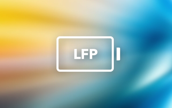Піктограма акумулятора LFP (LiFePO4), що показує тип акумулятора, що використовується в електростанції