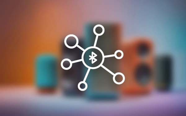 Піктограма Bluetooth, яка показує можливість одночасного підключення одного пристрою до кількох динаміків