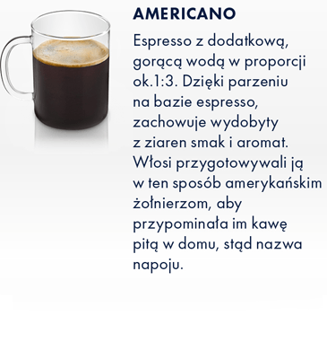широка палітра напоїв з кавоварки - латте макіато
