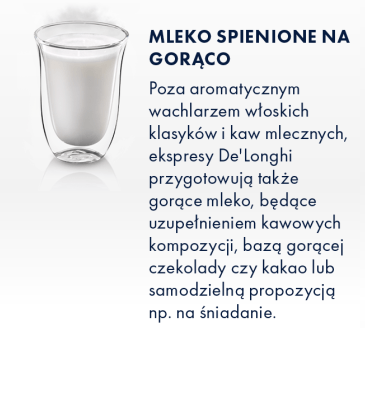 широкий асортимент напоїв з кавоварки - flat white