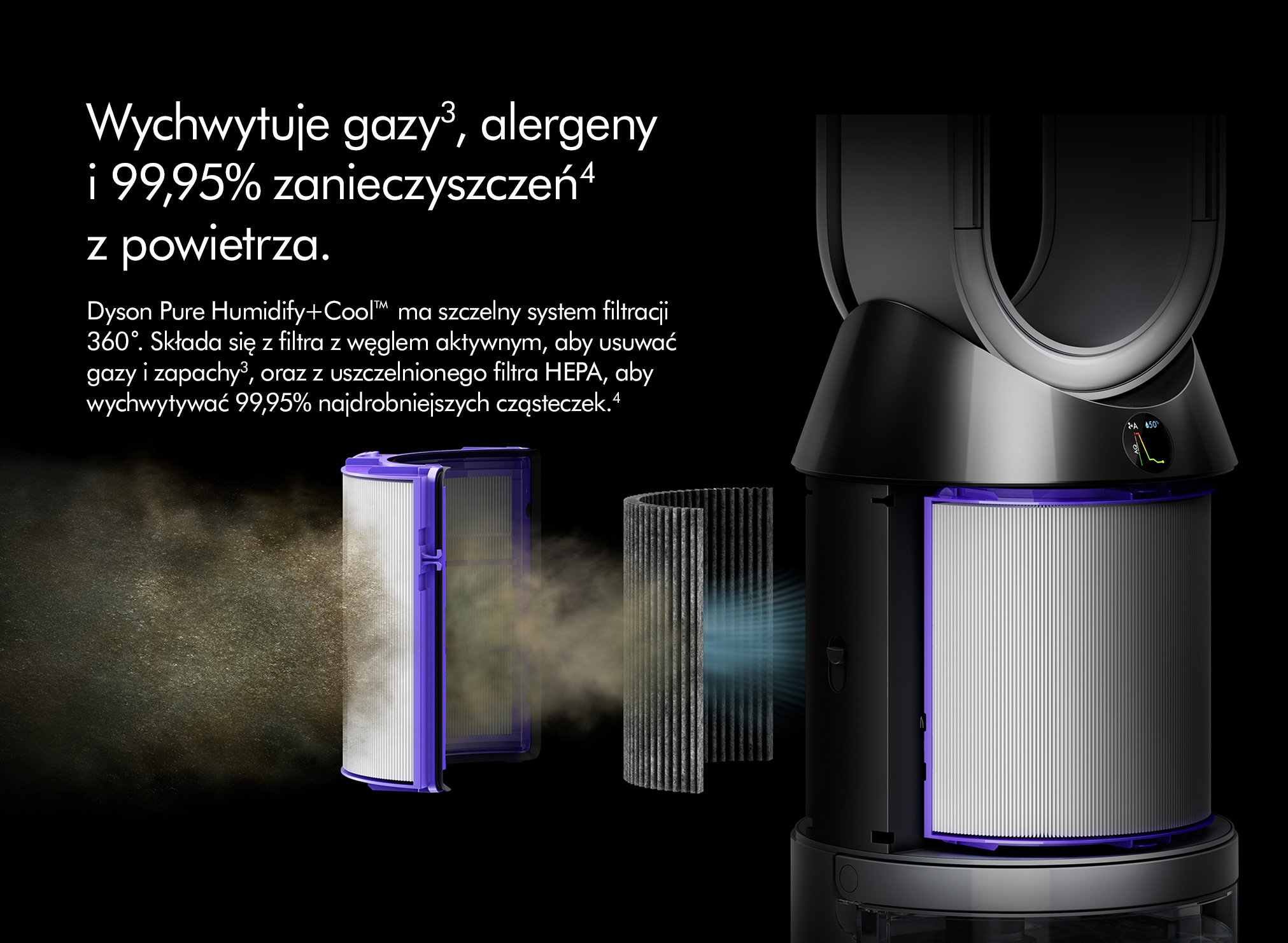 Oczyszczacz powietrza Dyson Pure Humidify + Cool PH01 z