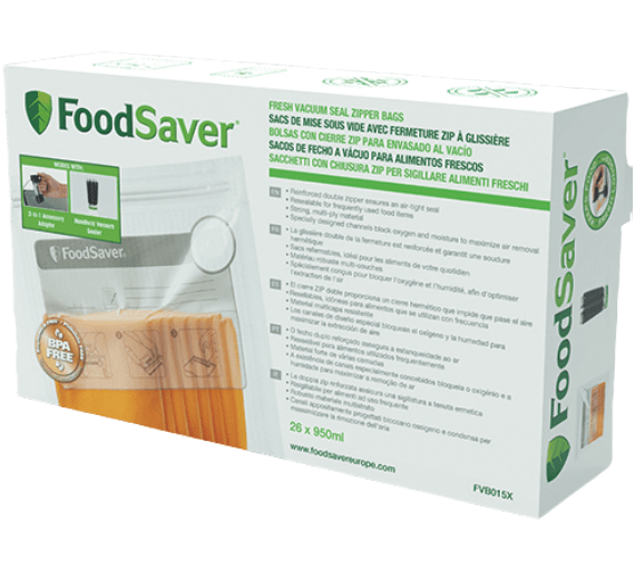 FoodSaver® zipper bags FVB015X - FoodSaver