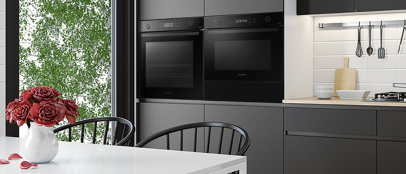 Елегантна меблева конструкція, яку доповнюють доступні в Rtv Euro Agd духовка, компактна духовка і ящик для підігріву Samsung Елегантна меблева конструкція, яку доповнюють доступні в Rtv Euro Agd духовка, компактна духовка і ящик для підігріву Samsung