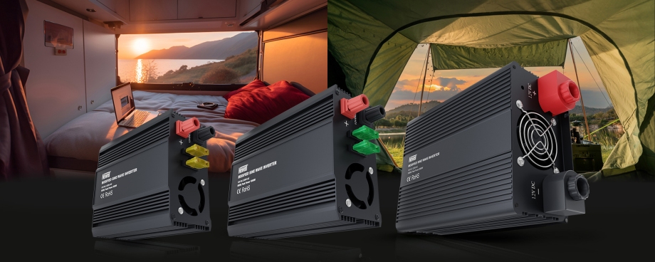 Przetwornica napięcia Newell z modyfikowaną sinusoidą - 24 V / 230 V, 1000 W