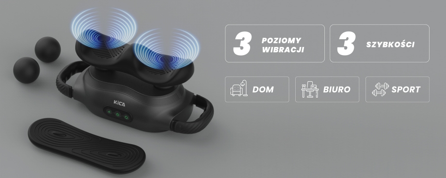 Багатофункціональний масажер KiCA OmniVibe