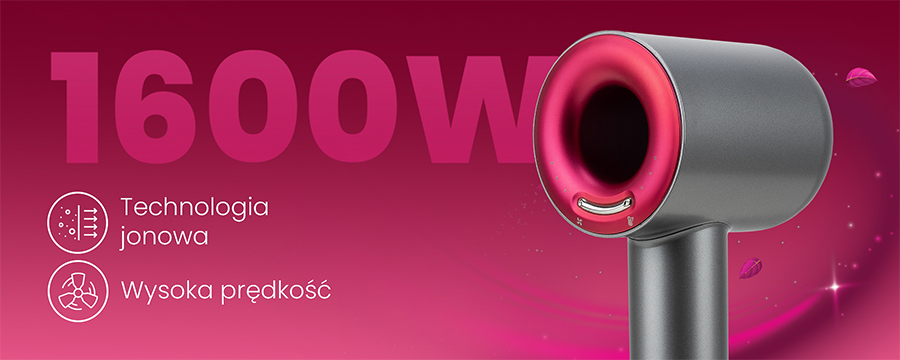 Suszarka do włosów z funkcją jonizowania Humanas AirTouch HD-AT01 - szara