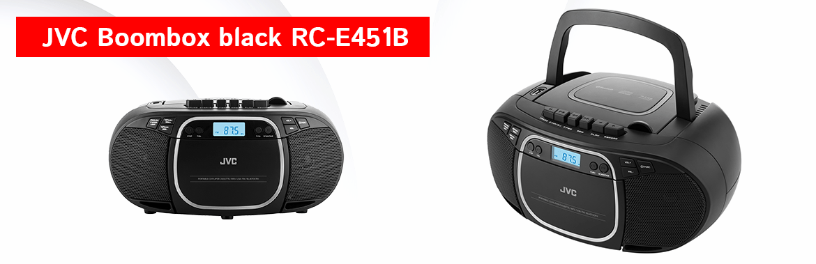 Boombox JVC RC-E451B czarny