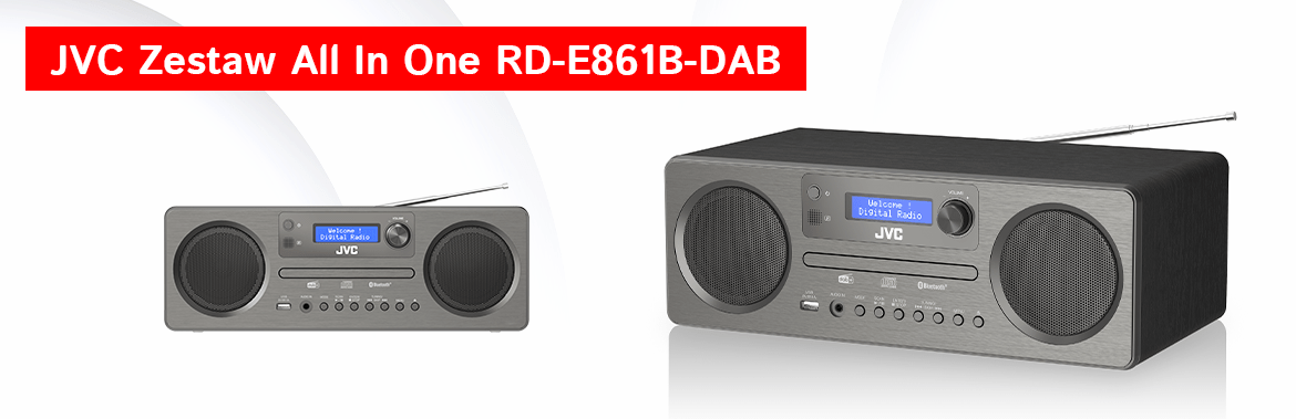 Zestaw All In One JVC RD-E861B-DAB