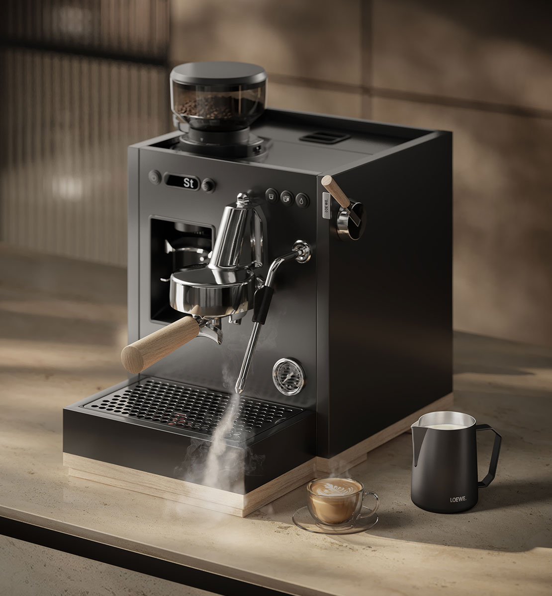 LOEWE aura.pure - ідеальна молочна піна