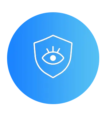 значок із символом щита з оком посередині
