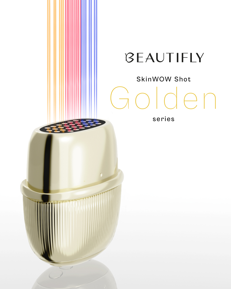 Прилад для догляду за обличчям Beautifly SkinWOW Shot Golden