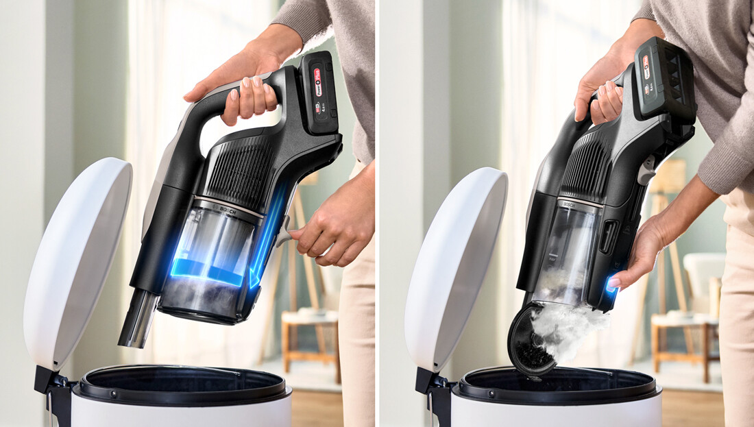 Контейнер для пилу з системою стиснення