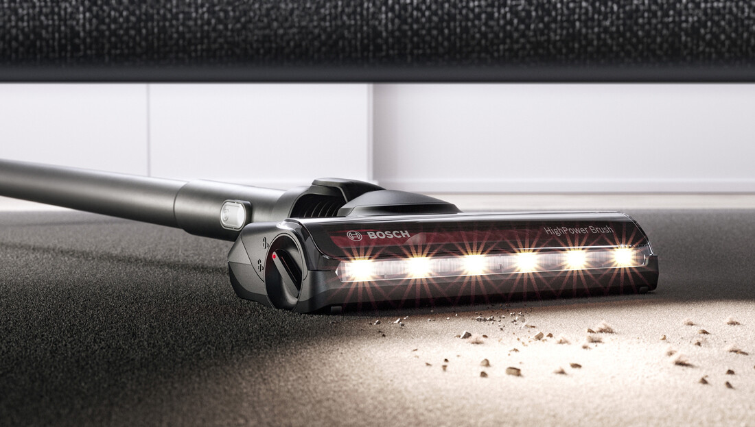 Електрощітка AllFloor HighPower Brush зі світлодіодним підсвічуванням – максимальна гнучкість, відмінні результати пилососа, світлодіодне освітлення підлоги