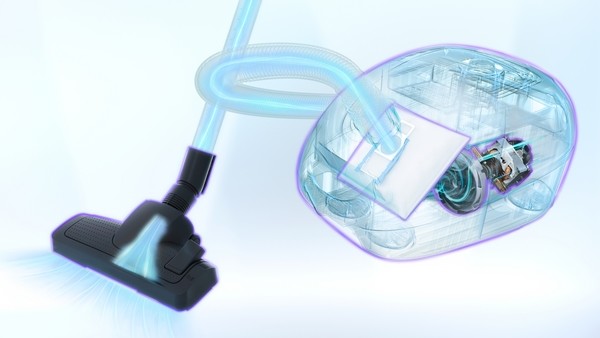 Висока ефективність – 99,9% ефективності прибирання* з силою урагану