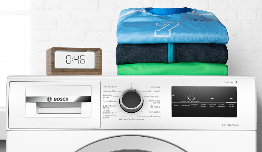 SpeedPerfect - скорочує час прання до 65%.