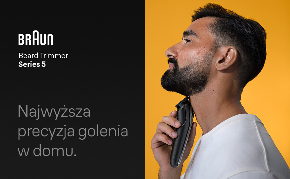 Braun Beard Trimmer Series 5. Najwyższa precyzja golenia w domu.