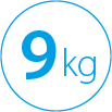 9 kg załadunku