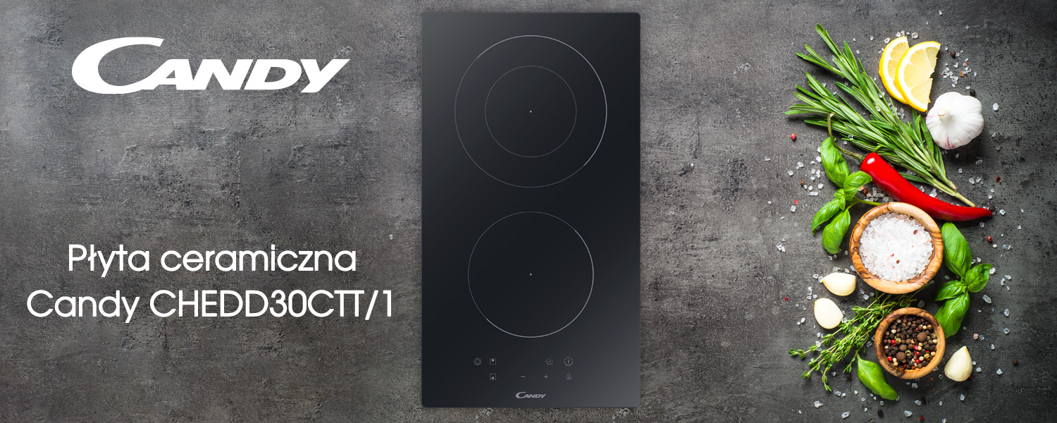 Płyta ceramiczna Candy CHEDD30CTT/1