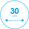 Szerokość 30 cm