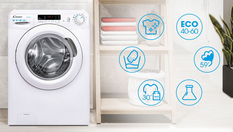 16 програм - повний набір циклів прання