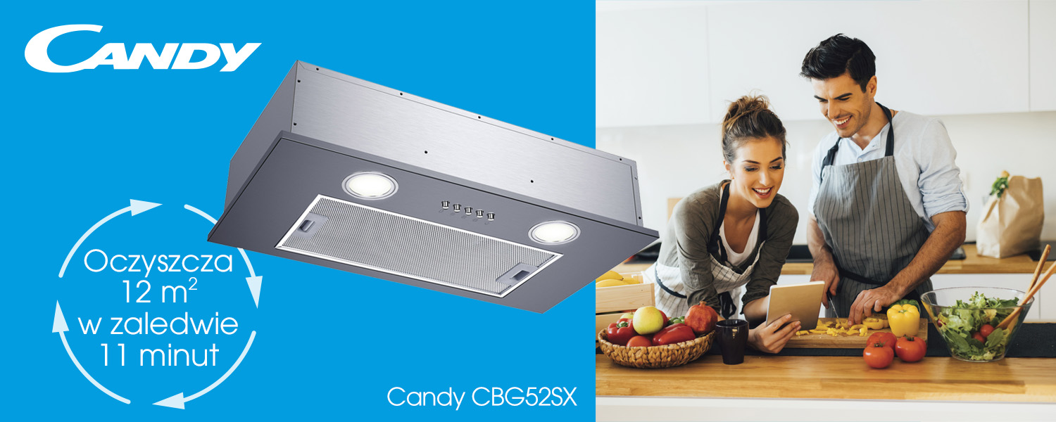 Okap podszafkowy Candy CBG52SX