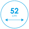 Szerokość 52 cm