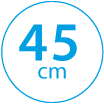 Tylko 45 cm głębokości
