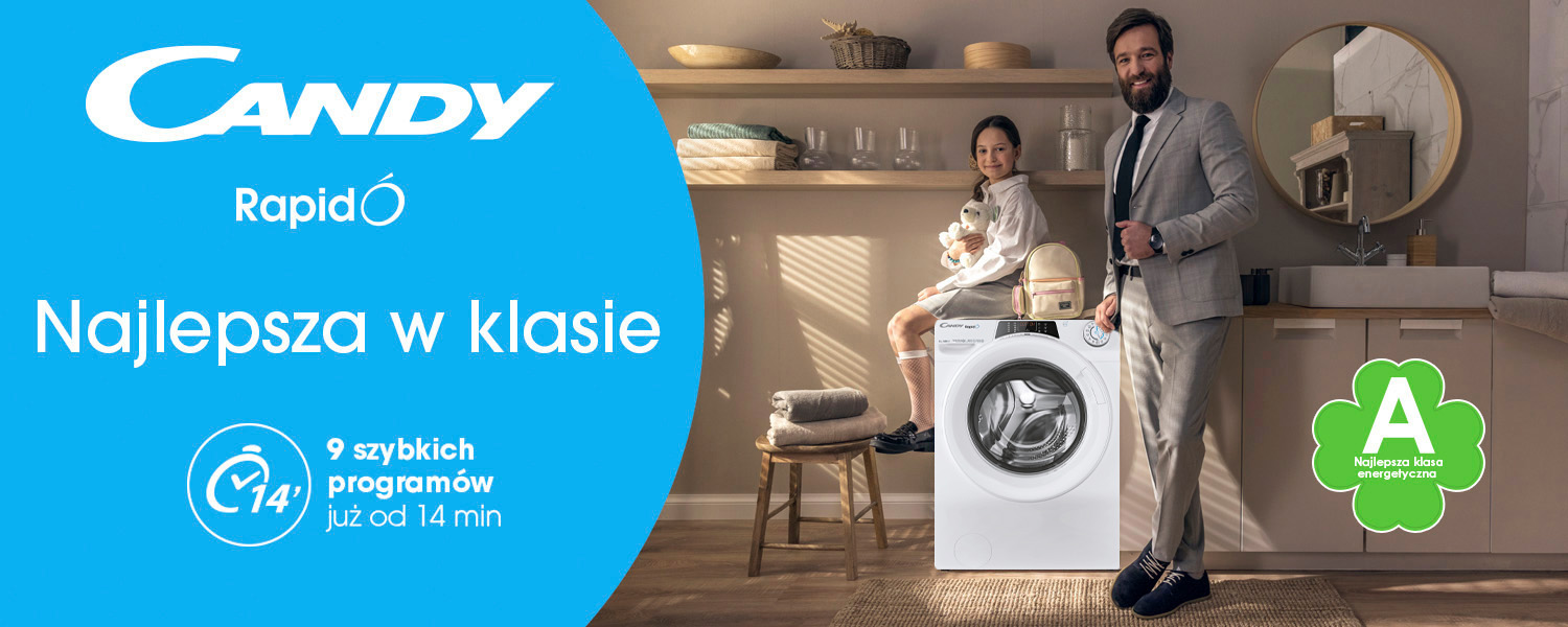 Pralka Candy RapidO RO41274DWMT/1-S