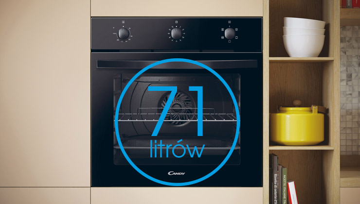 BARDZO DUŻA POJEMNOŚĆ: 71 L