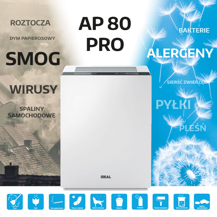 IDEAL AP 80 PRO – oczyszczacz powietrza
