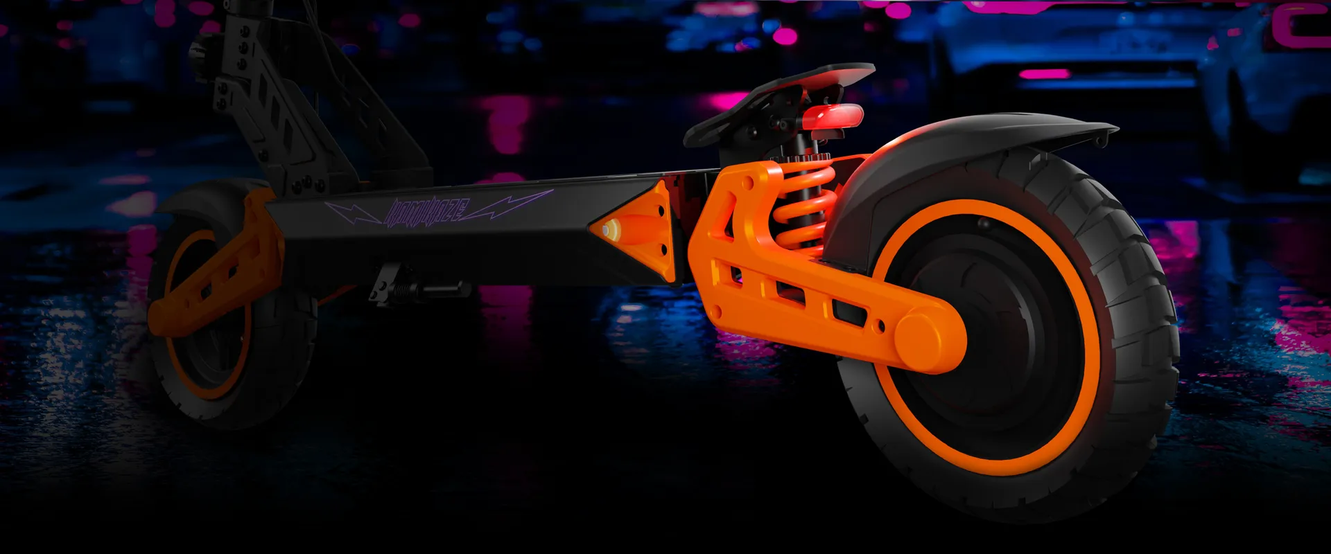 нижня частина K1 Lite з двигуном у передньому колесі