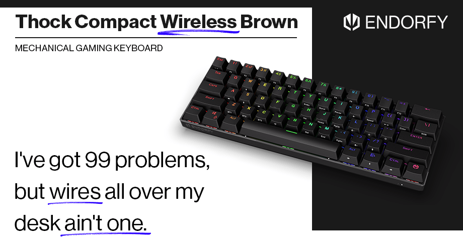 Thock Compact Wireless Brown