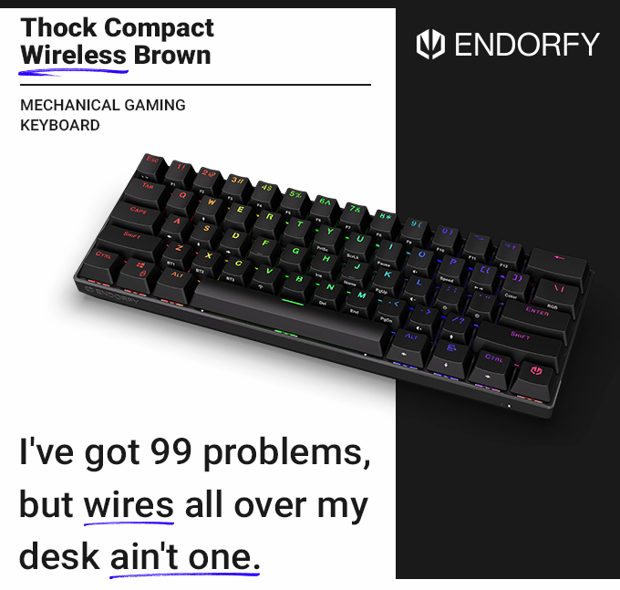 Thock Compact Wireless Brown