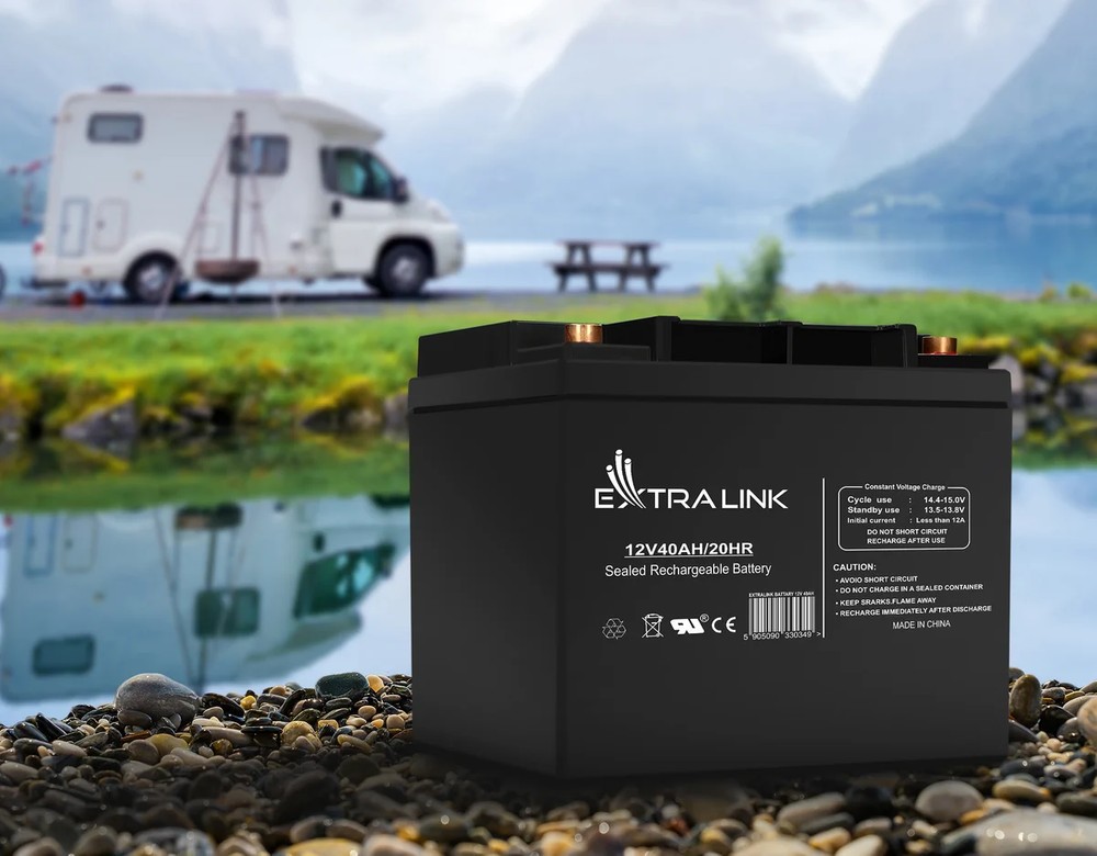 EXTRALINK AKUMULATOR BATTERY ACCUMULATOR AGM 12V 40AH