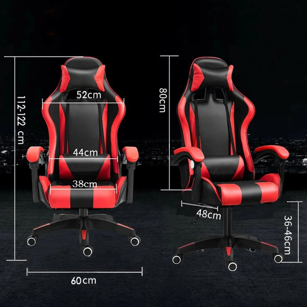 EXTRALINK GAMING FOTEL GAMINGOWY BIUROWY OBROTOWY KUBEŁKOWY różowo-biały G-525