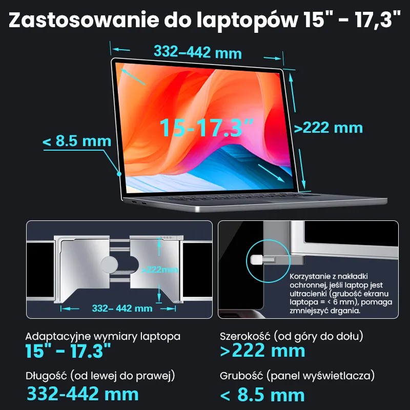 EXTRALINK SMART LIFE 15 2-SCREEN MONITOR FOR LAPTOPS S600