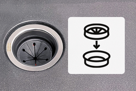 Wyjmowana osłona przeciwodpryskowa