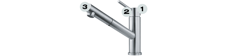 Orbit pull-out Stal szlachetna