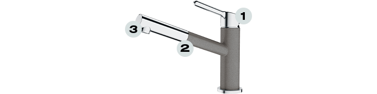 Orbit pull-out Kamienny Szary